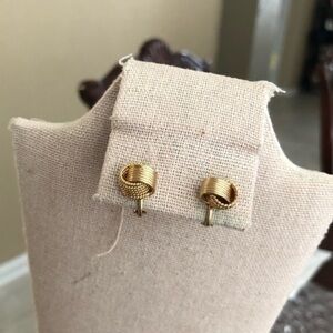 Vintage Stamped Avon ClipOn Earrings